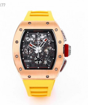 리차드밀 2023 RM011 FM 엘로우스트랩 시계 워치